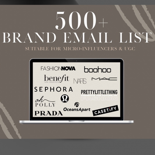 Brand Deals List